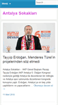 Mobile Screenshot of antalyasokaklari.com